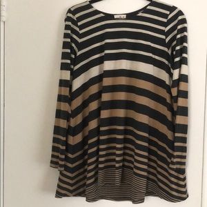 Anthropology - Puella LS striped top